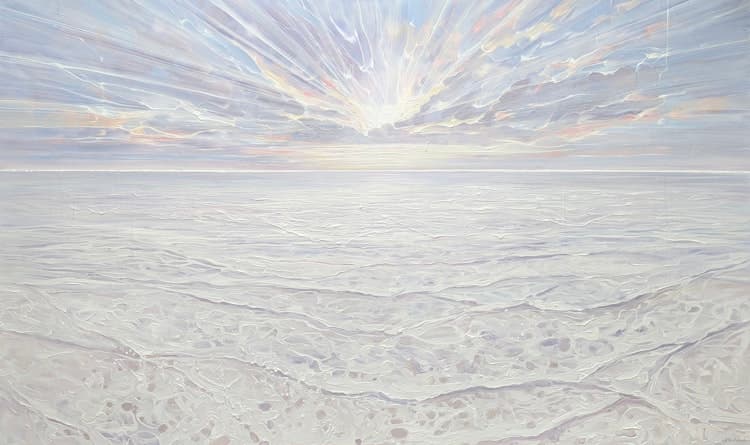 Ocean Dreaming, a large seascape oil painting image